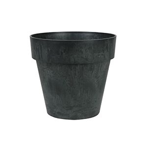 Artstone Luna flower pot black