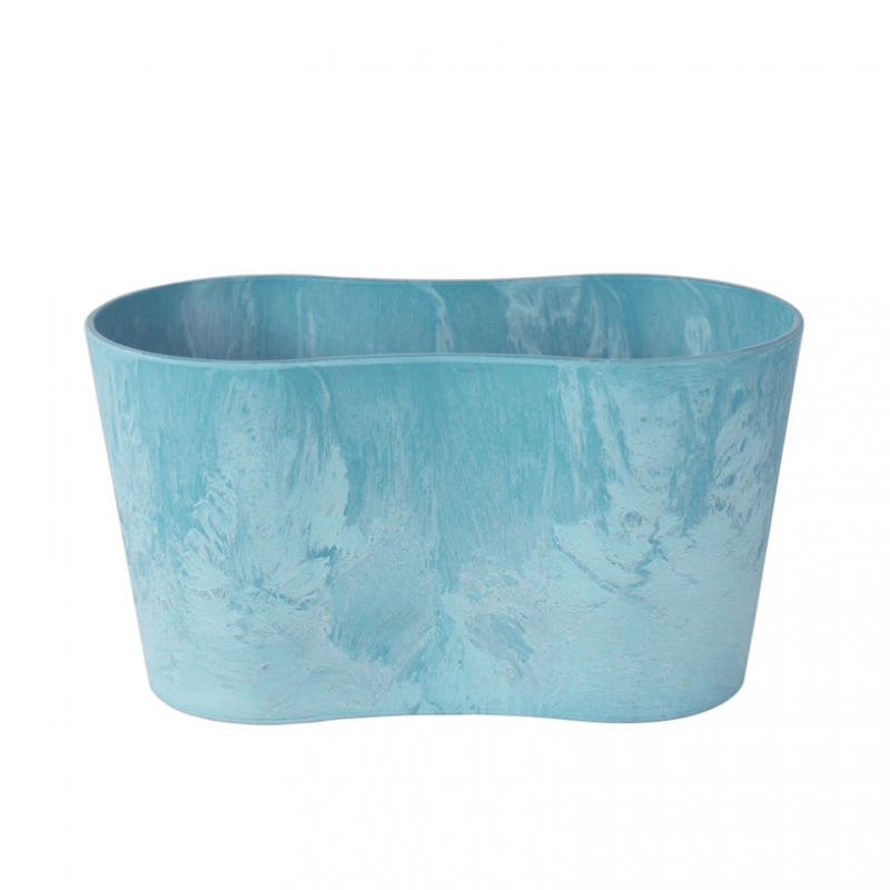 Artstone Claire Duo Flower Pot Aqua